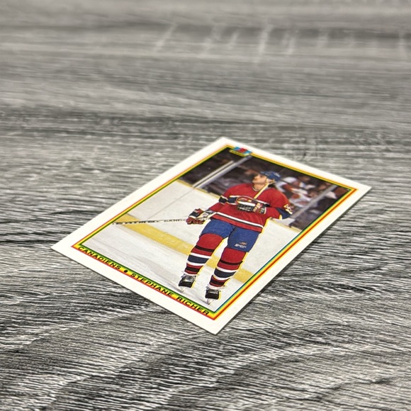 NHL | Bowman #45: Montreal Canadians: Stephane Richer (1990) - Hockey Card - Picture 9 of 12